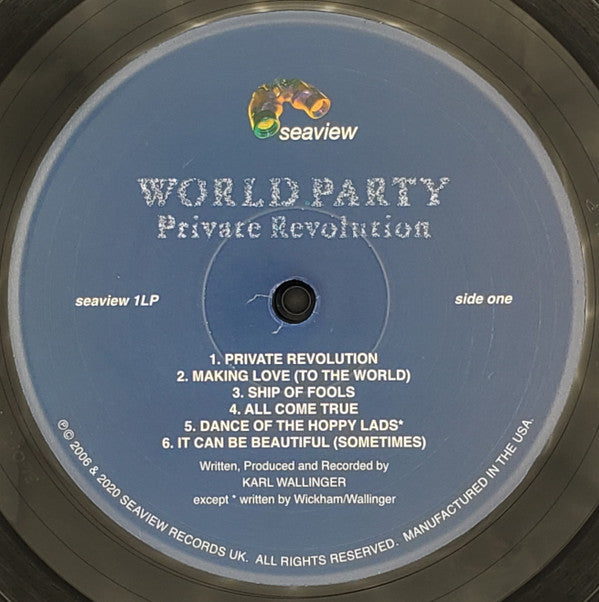 World Party : Private Revolution (LP, Album, RE, 180)