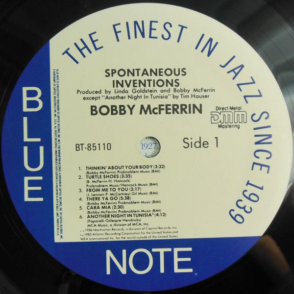 Bobby McFerrin : Spontaneous Inventions (LP, Album)