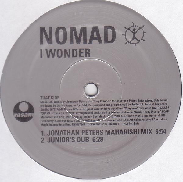 Nomad (3) : I Wonder (2x12", Promo)