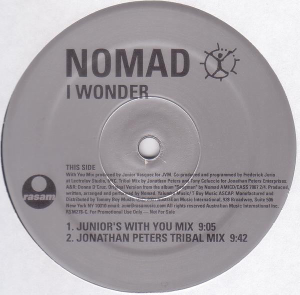 Nomad (3) : I Wonder (2x12", Promo)