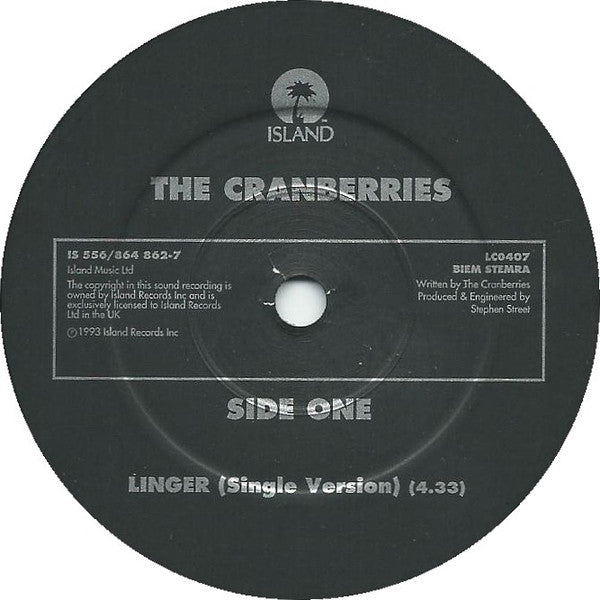 The Cranberries : Linger (7", Single)