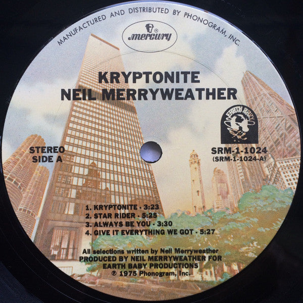 Neil Merryweather : Kryptonite (LP, Album, Ter)