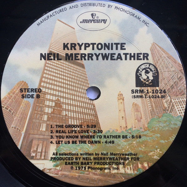 Neil Merryweather : Kryptonite (LP, Album, Ter)