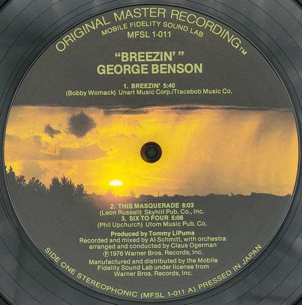 George Benson : Breezin' (LP, Album, Ltd, RE, RM)