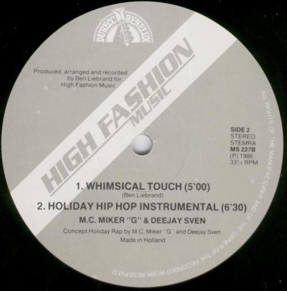 M.C.Miker"G" & Deejay Sven* : Holiday Rap (12", Single)