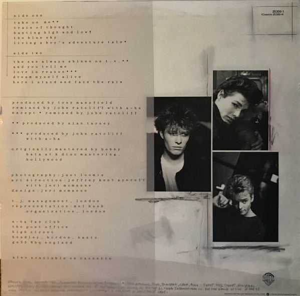 a-ha : Hunting High And Low (LP, Album)