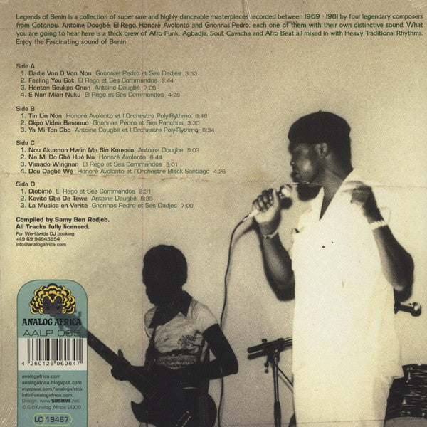 Various : Legends Of Benin (2xLP, Comp)