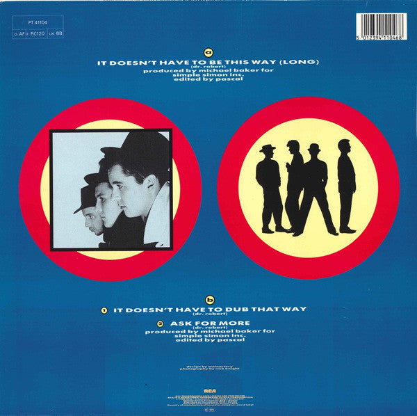 The Blow Monkeys : It Doesn't Have To Be This Way (12", Maxi)