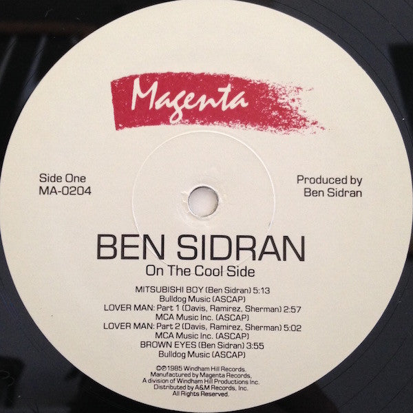 Ben Sidran : On The Cool Side (LP, Album)