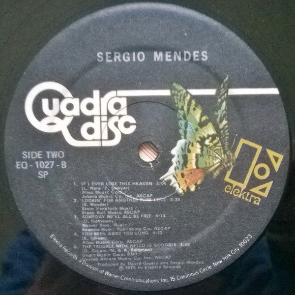 Sergio Mendes* : Sergio Mendes (LP, Album, Quad)