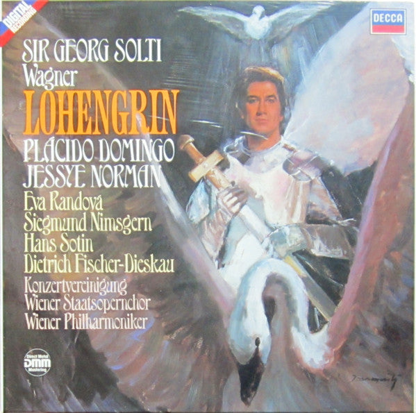 Wagner* - Sir Georg Solti*, Placido Domingo, Jessye Norman : Lohengrin (4xLP + Box)