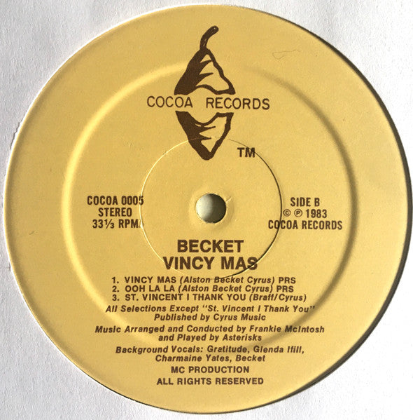 Becket* : Vincy Mas (LP, Album)