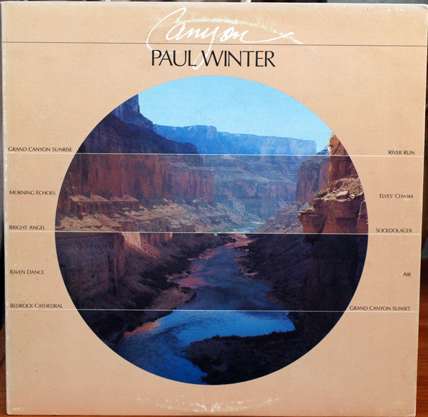 Paul Winter (2) : Canyon (LP, Album)