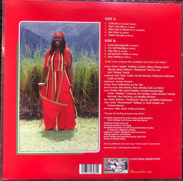 Rita Marley : Who Feels It Knows It (LP, Album, RE)