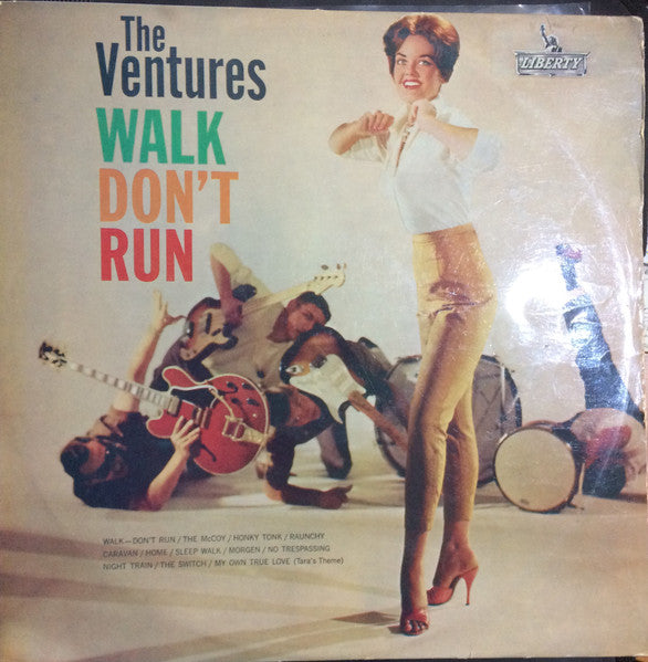 The Ventures : Walk Don't Run (LP, Album, RE)