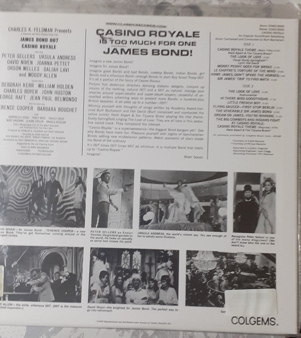 Burt Bacharach : Casino Royale (Original Motion Picture Soundtrack) (LP, Album, RE, 200)