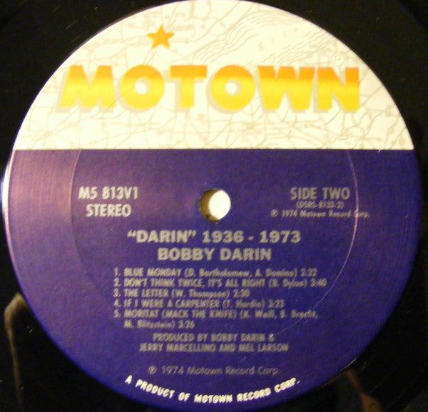 Bobby Darin : Darin 1936 - 1973 (LP, Comp)