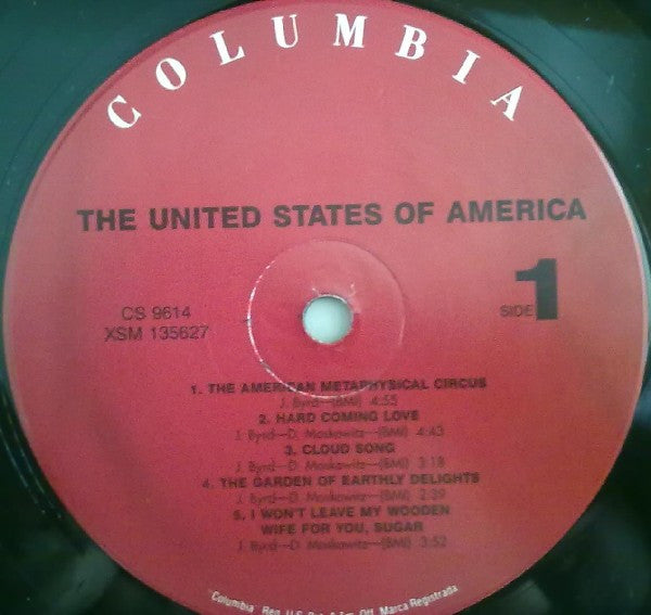 The United States Of America : The United States Of America (LP, Album, RE)