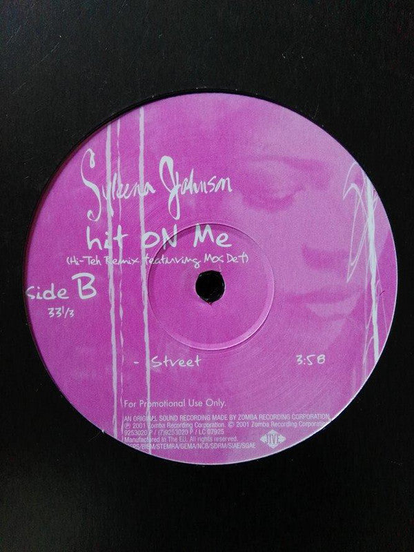 Syleena Johnson Featuring Mos Def : Hit On Me (Hi-Tek Remix) (12", Promo)