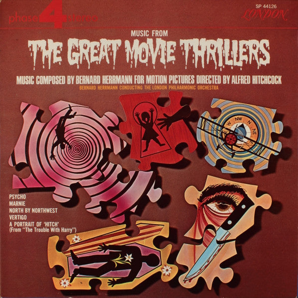 Bernard Herrmann / London Philharmonic Orchestra : Music From The Great Movie Thrillers (LP, Album, Gat)