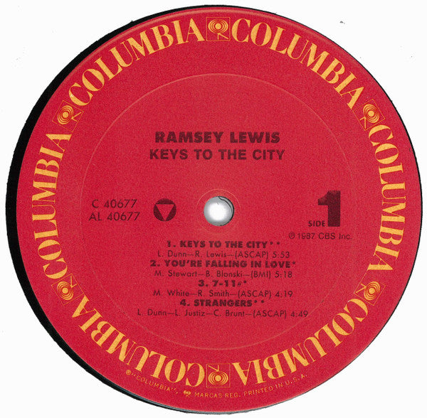 Ramsey Lewis : Keys To The City (LP, Album)