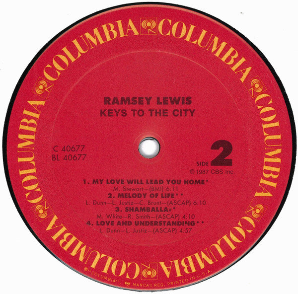 Ramsey Lewis : Keys To The City (LP, Album)