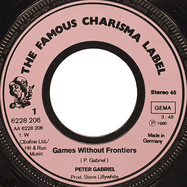 Peter Gabriel : Games Without Frontiers (7", Single)