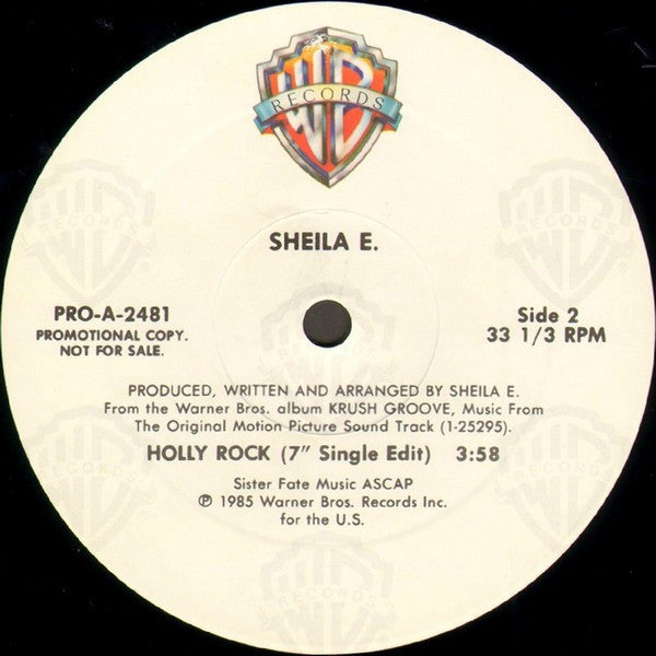 Sheila E. : Holly Rock (12", Promo)