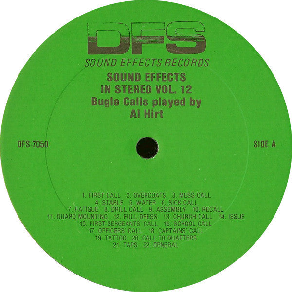 Al Hirt : Sound Effects Volume 12 - Bugle Calls (LP, Album)