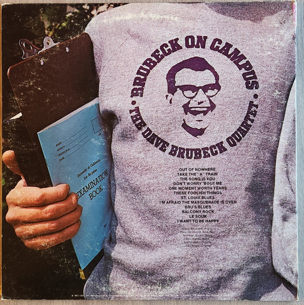 The Dave Brubeck Quartet : Brubeck On Campus (2xLP, Comp, RM, San)