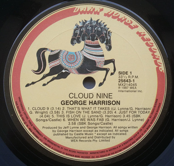 George Harrison : Cloud Nine (LP, Album)