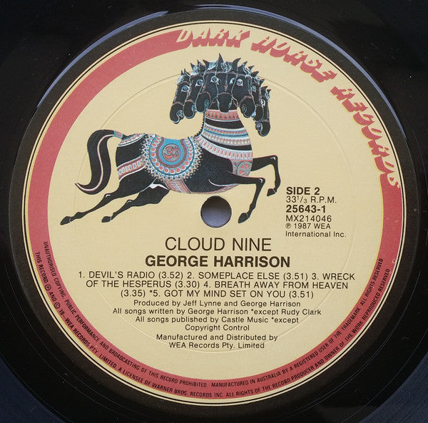 George Harrison : Cloud Nine (LP, Album)