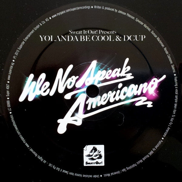 Yolanda Be Cool & DCUP : We No Speak Americano (12", S/Sided)