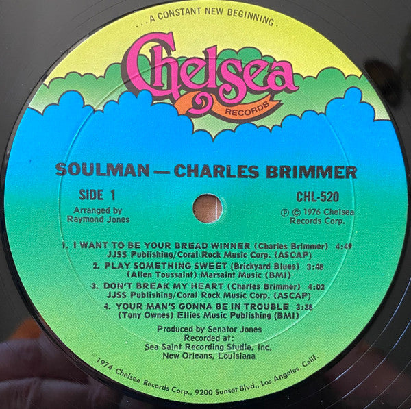 Charles Brimmer : Soulman (LP, Album)