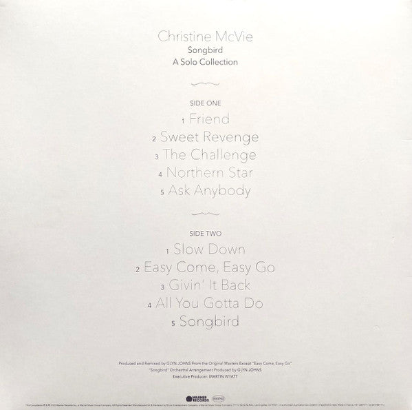 Christine McVie : Songbird: A Solo Collection (LP, Comp)