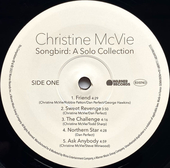 Christine McVie : Songbird: A Solo Collection (LP, Comp)