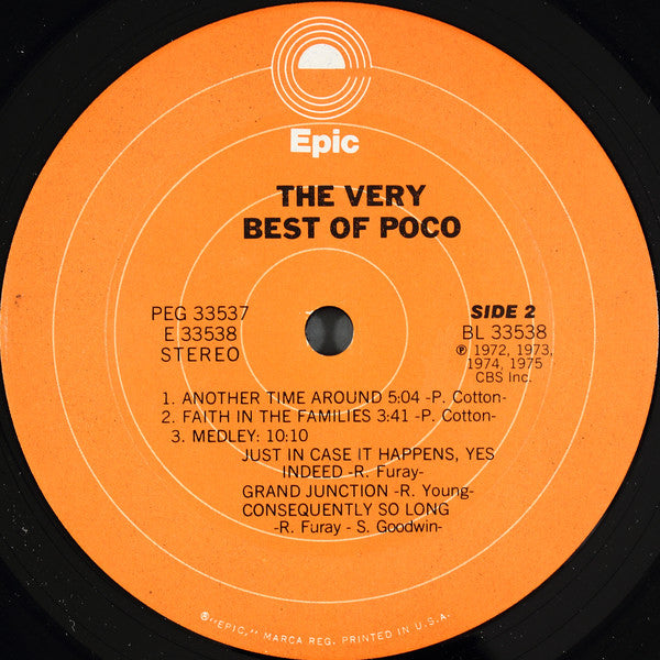 Poco (3) : The Very Best Of Poco (2xLP, Comp, Ter)