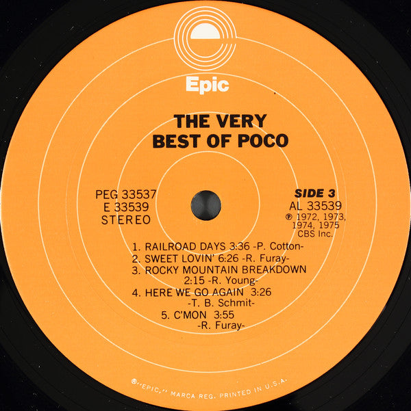 Poco (3) : The Very Best Of Poco (2xLP, Comp, Ter)