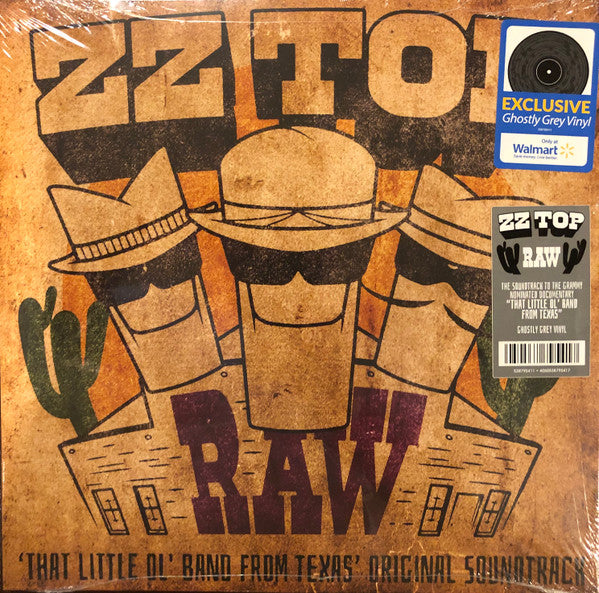 ZZ Top : Raw ('That Little Ol' Band From Texas' Original Soundtrack) (LP, Album, Gre)