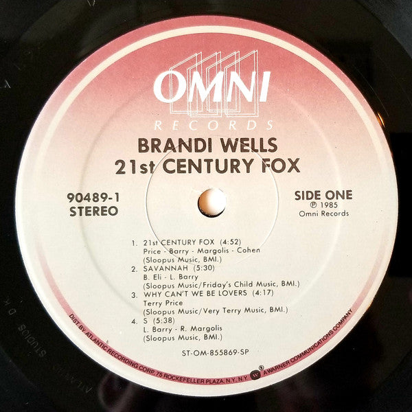 Brandi Wells : 21st Century Fox (LP, Album)