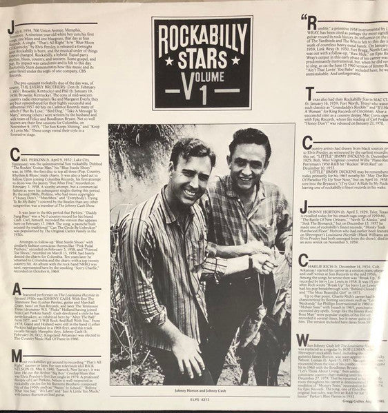 Various : Rockabilly Stars - Volume 1 (LP, Comp)