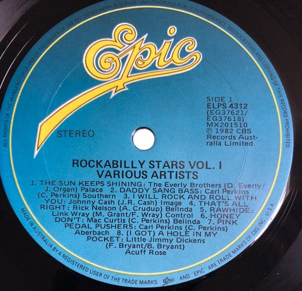 Various : Rockabilly Stars - Volume 1 (LP, Comp)