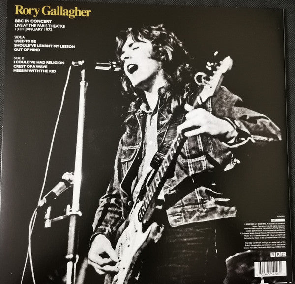 Rory Gallagher : BBC In Concert 1972 (LP, Mono, Ltd, 180)