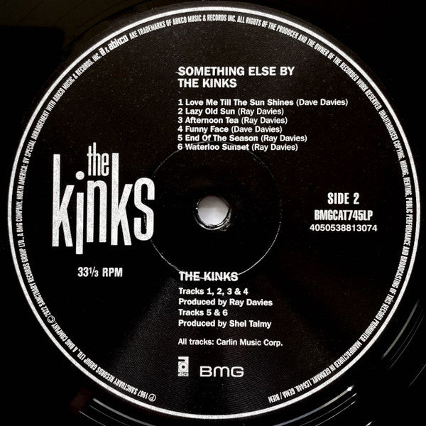 The Kinks : Something Else By The Kinks (LP, Album, Mono, RE)