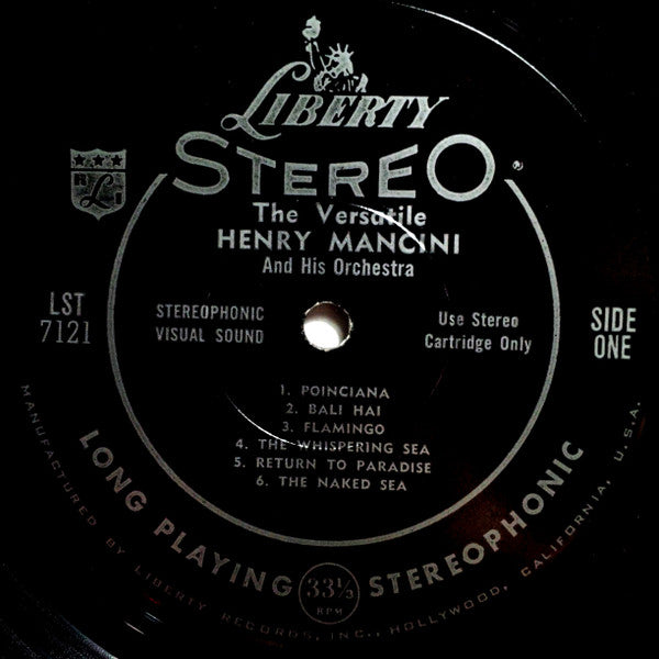 Henry Mancini And His Orchestra : The Versatile Henry Mancini And His Orchestra (LP, Album)