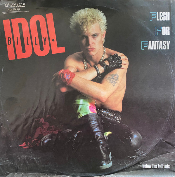 Billy Idol : Flesh For Fantasy (Below The Belt Mix) (12", Ltd)