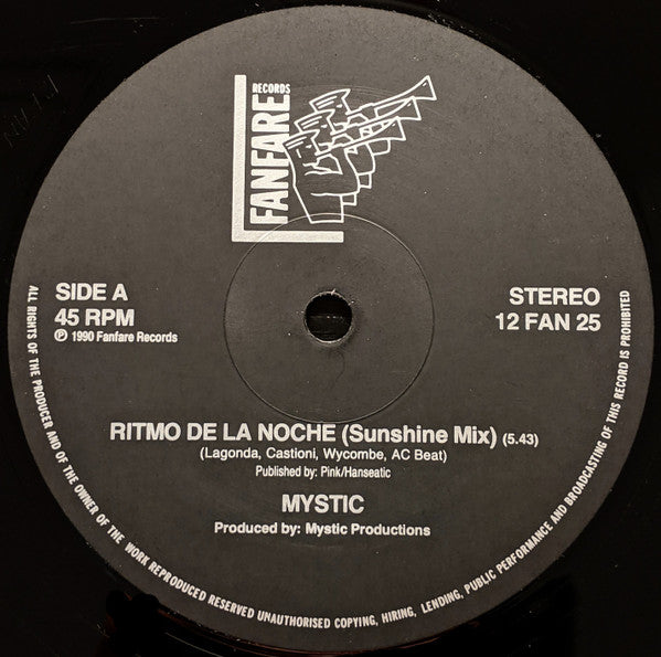 Mystic : Ritmo De La Noche (12")