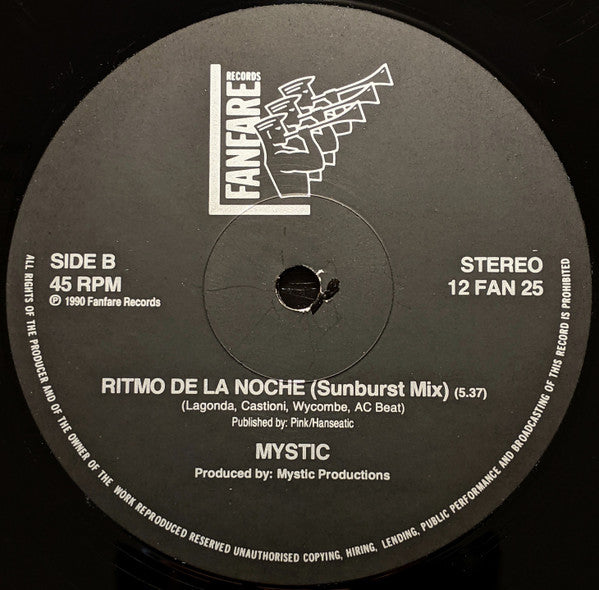 Mystic : Ritmo De La Noche (12")