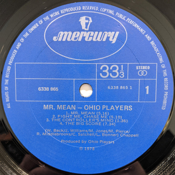 Ohio Players : Mr. Mean (LP, Album, Gat)