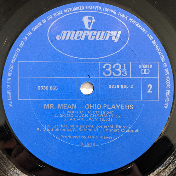 Ohio Players : Mr. Mean (LP, Album, Gat)